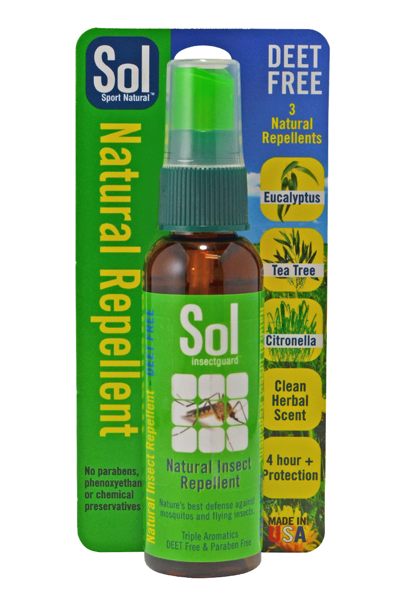 Natural, DEET free Insect Repellent